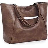 Large Tote Bag for Women Work 25L Travel Vegan Leather Ladies Handbags Weekender Purses