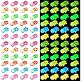 Lenwen 48 Pcs Glow in The Dark Turtle Figure Bulk Luminous Mini Sea Turtle Tiny Resin Turtle Miniature Figurines for Ocean Animal Party Favors Ocean Theme Birthday Party Decorations DIY Home Garden