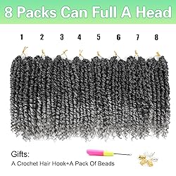 Passion Twist Crochet Hair 12Inch Passion Twist