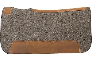 Weaver Leather Pony Contoured 100% Wool Felt Saddle Pad
