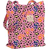 Miss Adola Corduroy Tote Bag for Women - Reusable Totes with Pocket & Buckle Cute Aesthetic Shoulder Bag for Work Travel