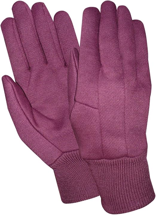 Red Steer 23200 Womens Cotton Jersey Glove, Burgundy