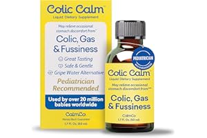 Colic Calm Gripe Water for Babies - Infant Gas Drops for Newborns, Colic and Upset Stomach Relief, Safe & Gentle, Gluten Free, Baby Essentials for Digestive Health, 1.7 fl oz (Pack of 1)