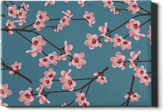 Impresiones Arte de la pared Flores de melocotón rosa en el parque