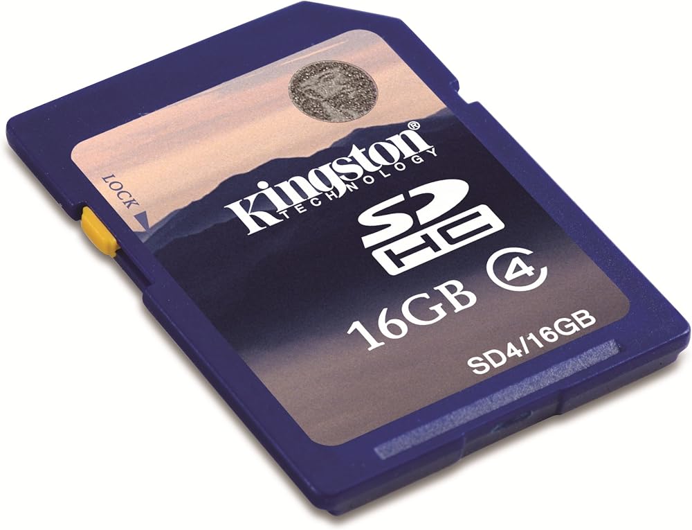 Kingston 4GB SDHC Class 4 Memory Card with 6-Way Jewel Case Bundle