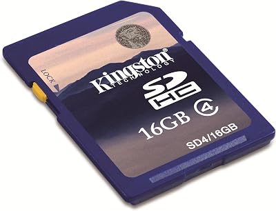 Kingston 4GB SDHC Class 4 Memory Card with 6-Way Jewel Case Bundle