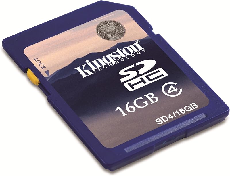 Kingston 4GB SDHC Class 4 Memory Card with 6-Way Jewel Case Bundle