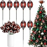 Knitgrip 24 Pcs Football Party Decorations Mini Football Table Centerpiece Sport Themed Vase Picks Fillers Rugby Birthday Party Supplies for Tailgate Game Day Club Home Decor Sports Player Gift
