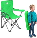Trail Outdoor Leisure Eagle Kids Camping Chair Green 2-6Years Lightweight