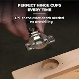 Kreg KHI Concealed Hinge Jig, Blue — Accurate Hinge Positioning view 6