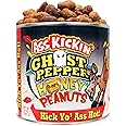 KICKIN’ Ghost Pepper Spicy Hot Peanuts – 12oz - Ultimate Spicy Gourmet Gift Peanuts - Try if you dare!