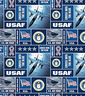 Amazon Com Big Z Fabric Us Air Force Military Print Polar Fleece Fabric 60 Width Sold By The Yard 370