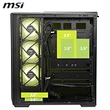 MSI MAG PANO 130R PZ Mid-Tower Gaming Case USB 20Gbps Type-C view 5