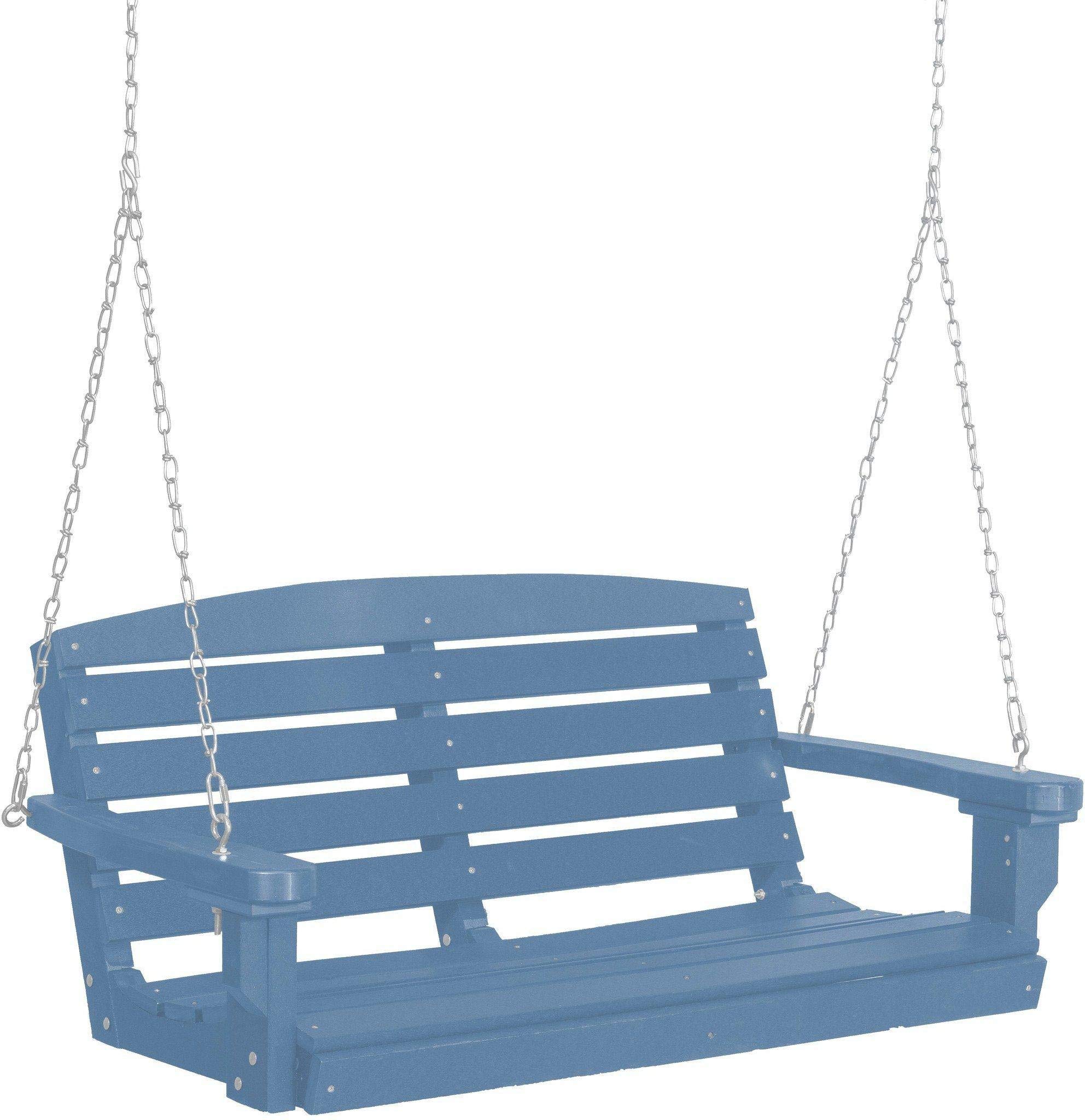 Wildridge Outdoor Recycled Plastic Classic 4ft Porch Swing - Lead time to Ship 6 to 8 Weeks