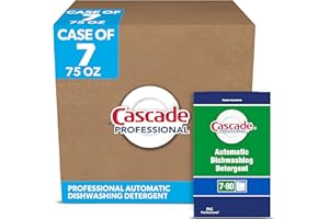 P&G PROFESSIONAL Cascade Professional Automatic Dishwasher Detergent Powder, Fresh Scent, 75 oz Box, 7/Carton
