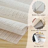 Lusee Anti Slip Rug Underlay 80x150cm Non Slip Matting for Hard Surfaces view 4
