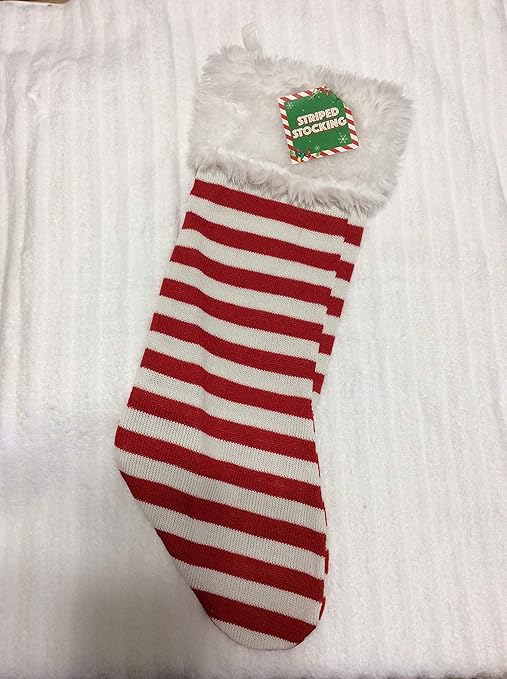 Amazon Com Five Below Red And White Striped Knit Christmas