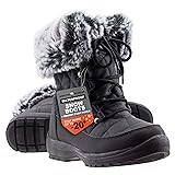 ArcticShield Faux Fur Womens Winter Snow Boots for