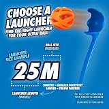 Chuckit Air Fetch Ball Medium 6.5 cm Pack of 2 Durable Rubber Dog Toy view 6