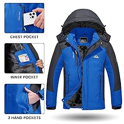 TACVASEN Water-Resistant Jackets for Men Windproof
