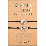 Sincere 2/3/4/5 PCS Love Knot Infinity Bracelet for Women Best Friends Sisters Friendship Distance Bracelets Christmas Brides