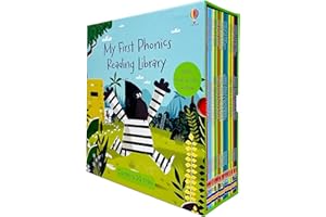 Usborne My First Phonics Reading Library 20 Books Collection Box Set (Phonics Readers) (WITH FREE AUDIO ONLINE)