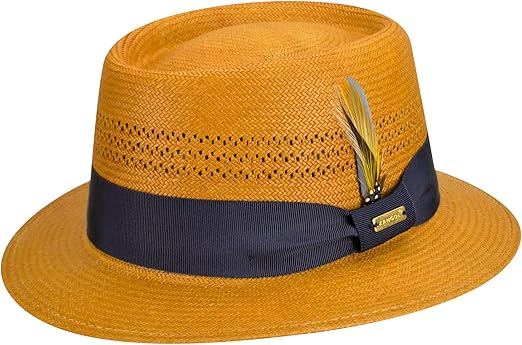 yellow pork pie hat