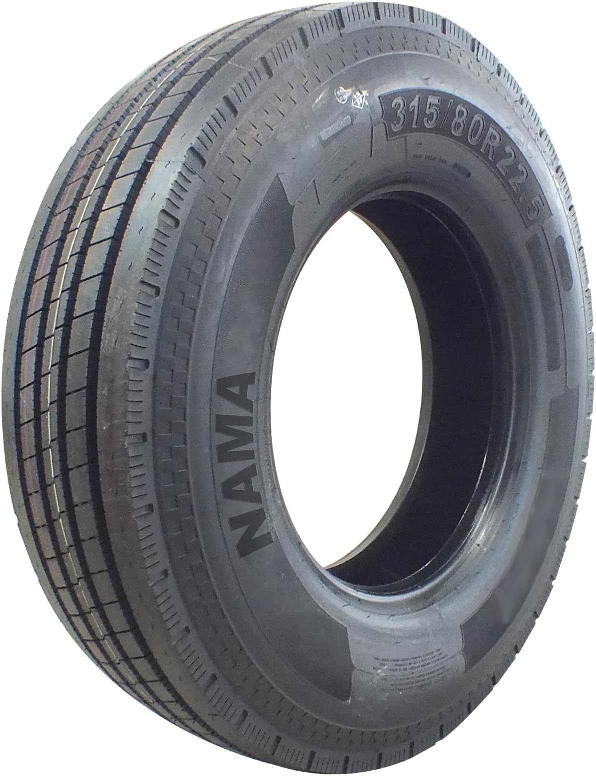 NAMA (By American Transportation) Steer Tire (Pack Of 6) NF03 315R/80R22.5 (PR-16) Semi Truck Tire