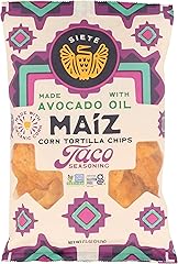 SIETE FAMILY FOODS Taco Seasoning Maiz Tortilla Chips, 7.5 OZ