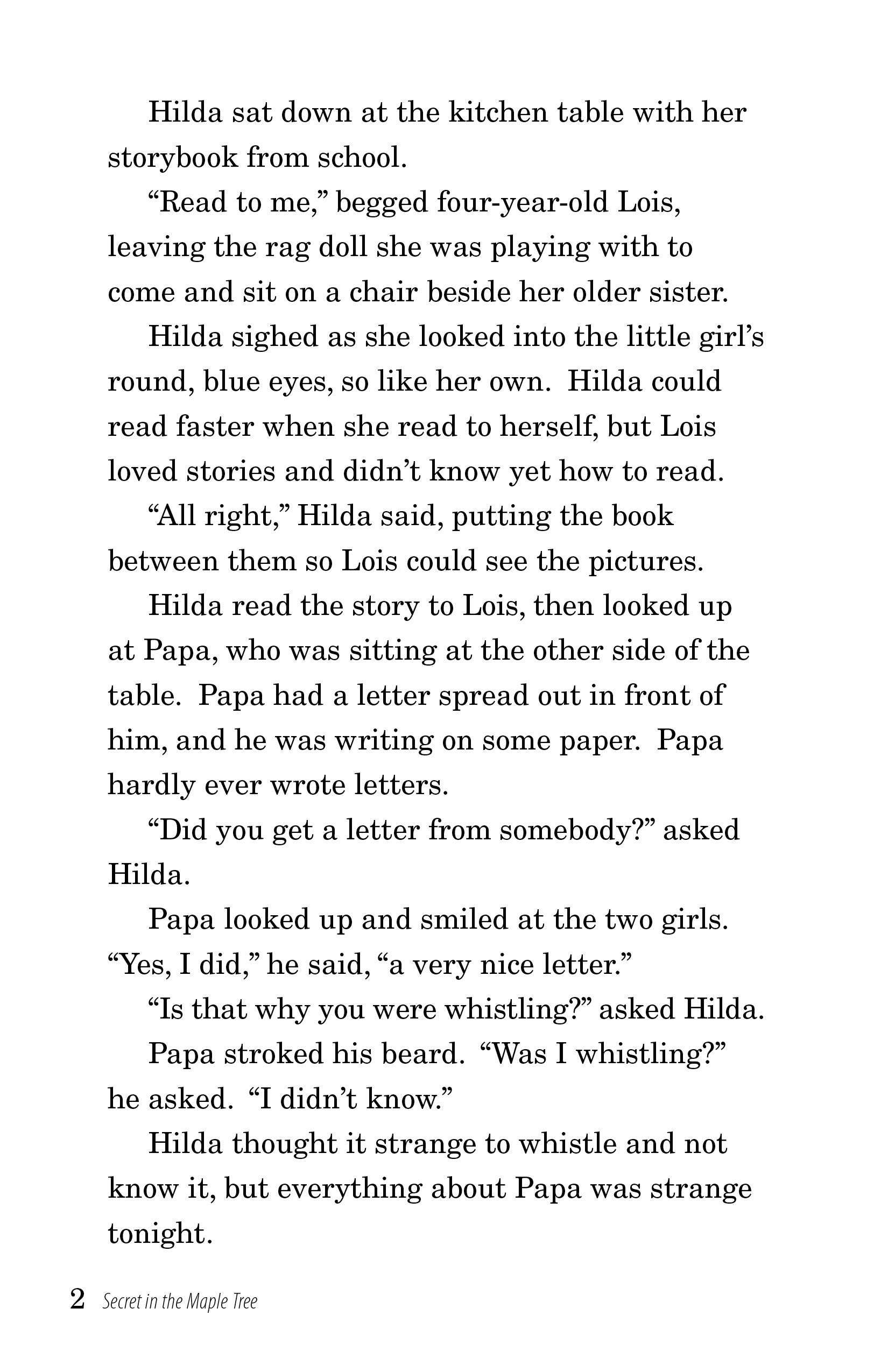 Secret In The Maple Tree Abeka Illustrated Chapter Book Abeka Amazon Com Books