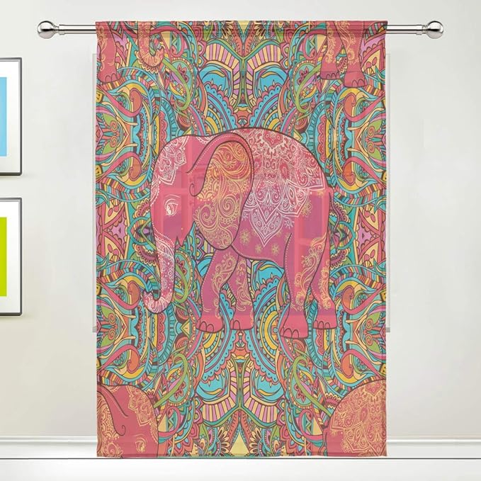 Amazon.de: N/E RXYY Voile Tüll Fenster Durchsichtiger Vorhang