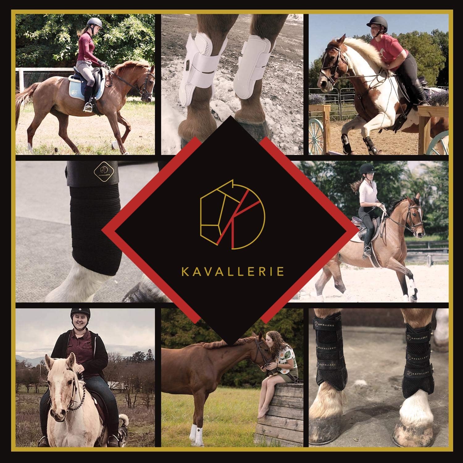 Kavallerie Dressage Boots for Horses Pro-K 3D Air-Mesh Horse Boots, Secure Leg Protection, Lightweight and Tough White & Black Dressage Sports Boots: Pet Supplies