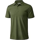 MAGCOMSEN Men's Polo Shirts Short Sleeve Golf Quick Dry Collared Moisture Wicking Athletic Performance Polos