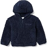 Amazon Essentials Boys and Toddlers' Half Zip Sherpa Hoodie Sweatshirt