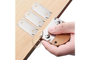 DRAXZOR Edge Banding Trimmer, Upgraded Veneer Edge Trimmer with Wooden Handle and 3 Replacement Blades, Edge Band Cutter Tool for Woodworking, Veneer, PVC, Laminate, Plywood, Melamine