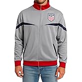 Icon Sports Officially Licensed US Soccer Federation Track Jacket - Unisex Adult