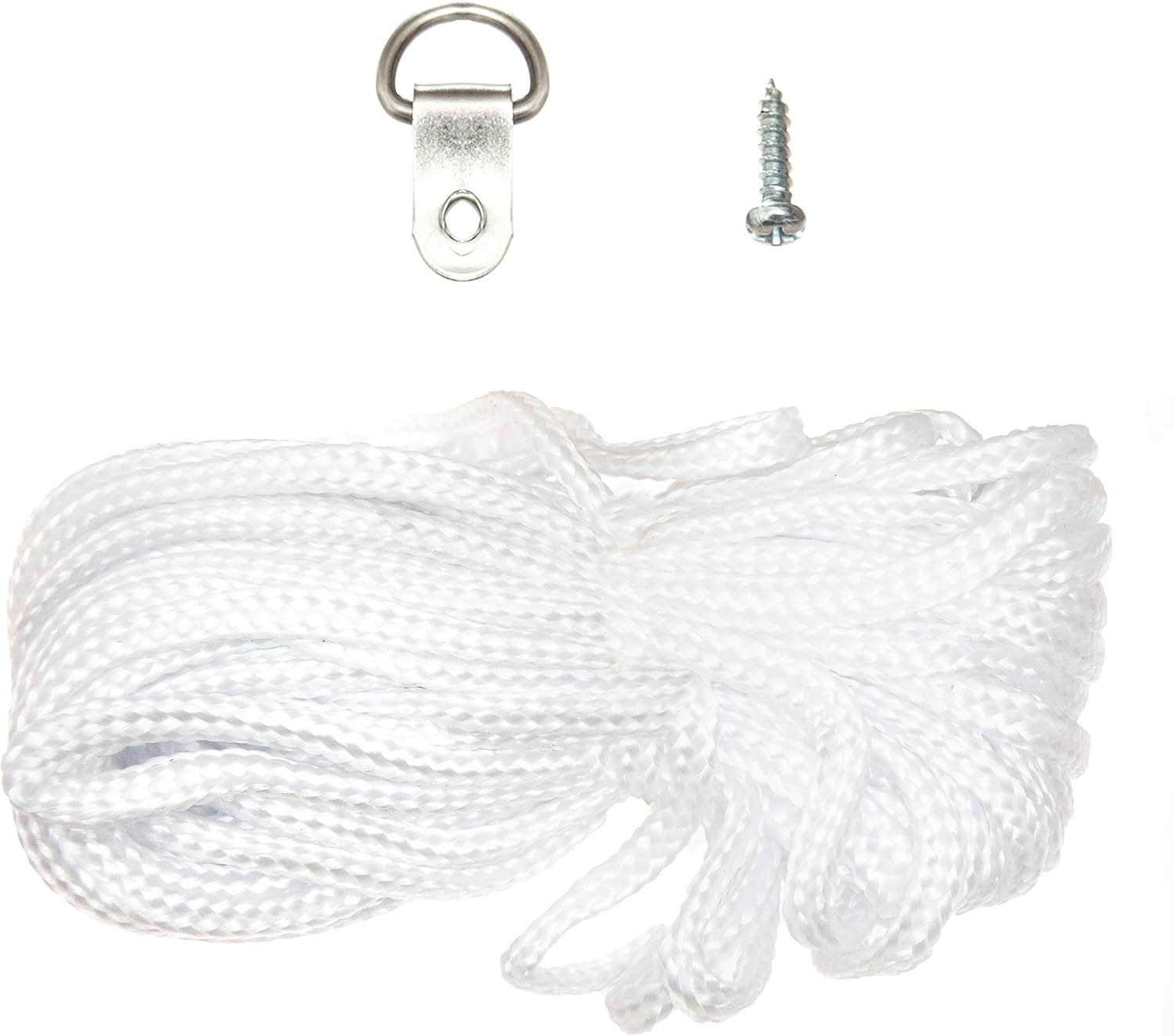 Brackit Picture Hanging Hooks Kit - 120 High-Strength D-Rings with Screws and 10M X 4mm Braided Cord for Hanging Picture Frames to Wall - Image 3