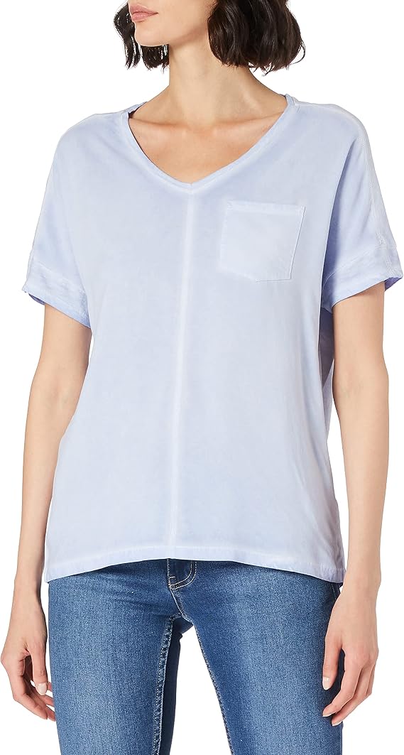 Cecil Damen T-Shirt Mit Blumenmuster – Lässig, Bequem & Perfekt Für Den Alltag – Mit überschnittenen Schultern