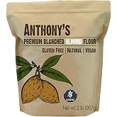 Anthony's Blanched Almond Flour, 2 lb, Finely Ground, Gluten Free, Non GMO, Vegan, Keto Friendly