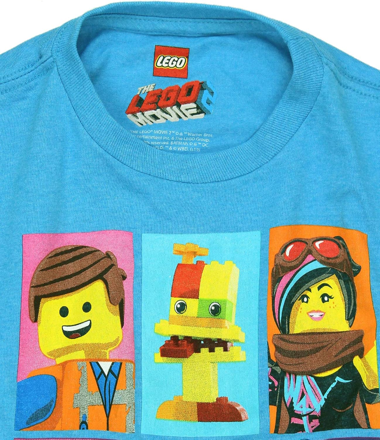 Lego Movie 2 The Second Part Boys Girls Short Sleeve Tee: Clothing
