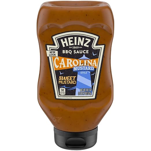 Amazon.com: Heinz Carolina Mustard Style BBQ Sauce (18.7 oz Bottle ...