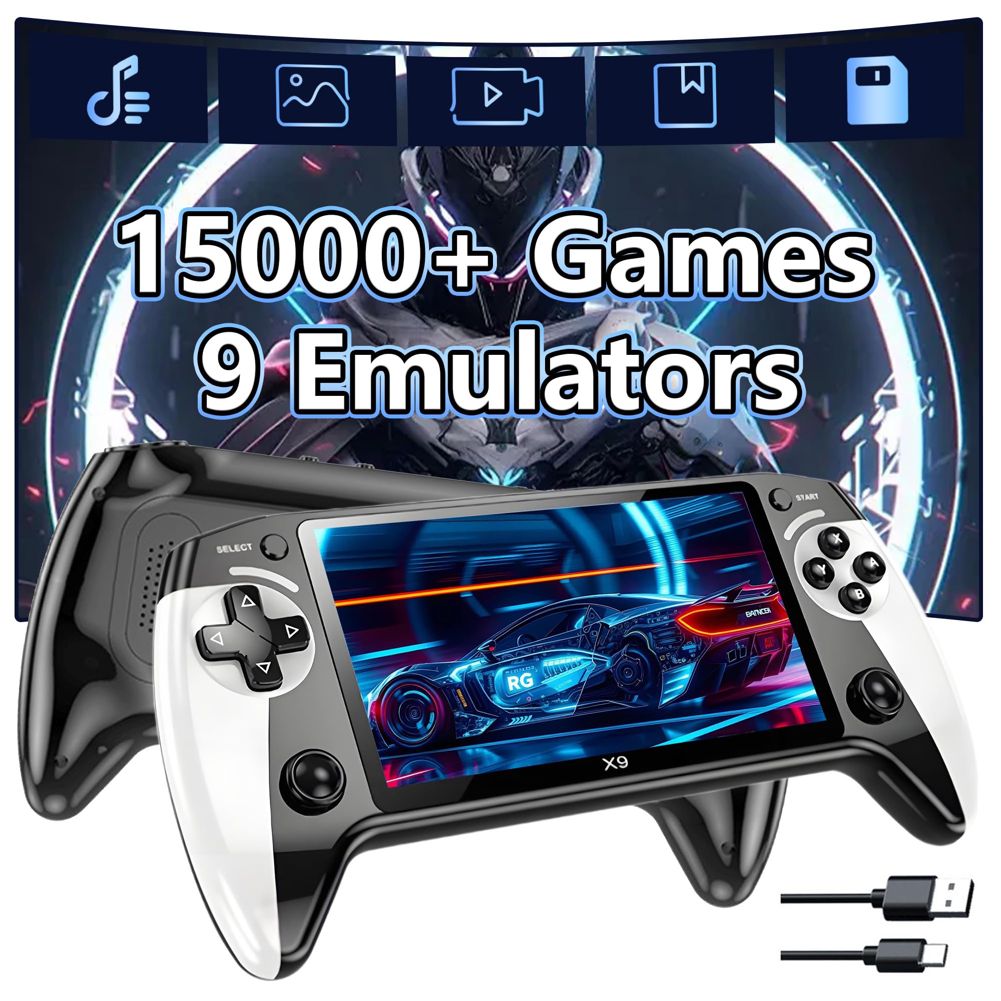 X9 Retro Handheld Game Console 5.5