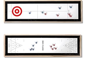 Trademark Innovations Table Top Games Shuffle Board Game Table Portable Game Table Curling Game