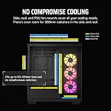 Corsair 3500X ARGB Mid-Tower PC Case Panoramic Tempered Glass view 6