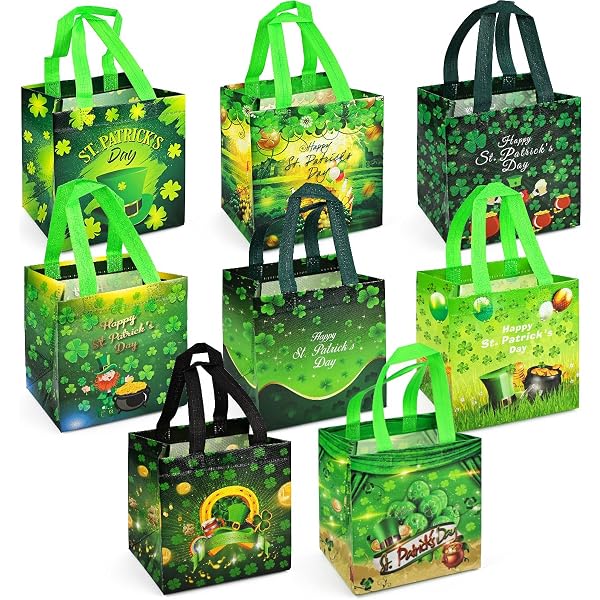 PARSUP 20PCS Halloween Trick Or Treat Bags, Ireland