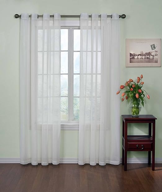 Amazon Com Curtain Fresh Sheer Curtains For Bedroom Arm And