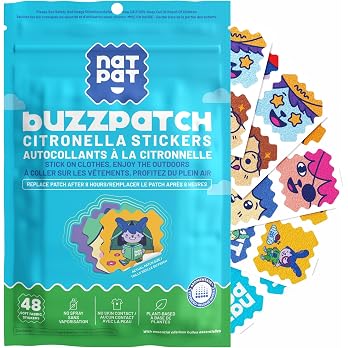 NATPAT Buzz Patch Citronella Stickers for Kids (48 Pack) - The Natural Patch - For Toddlers, Babies, Kids - View 6