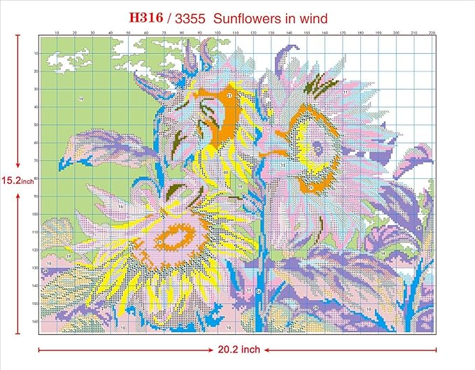 Embroidery Needlepoint Kits Cross Stitch Stamped Kits Pre ...