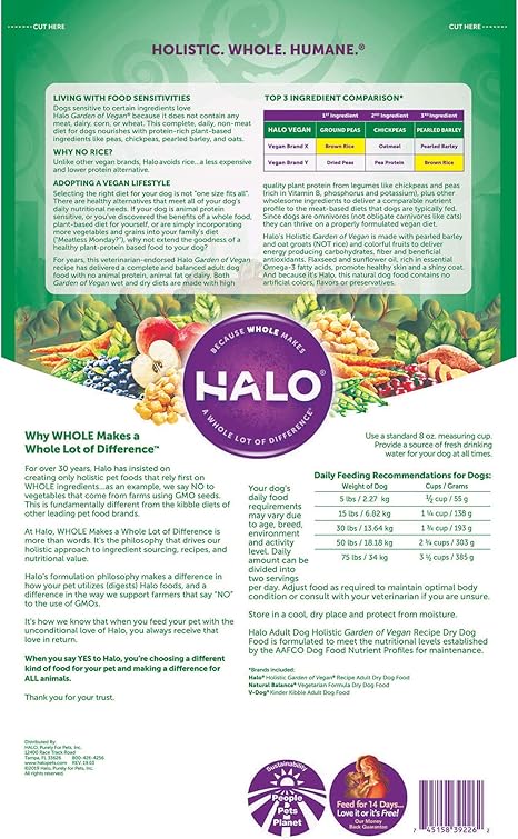 halo vegan food