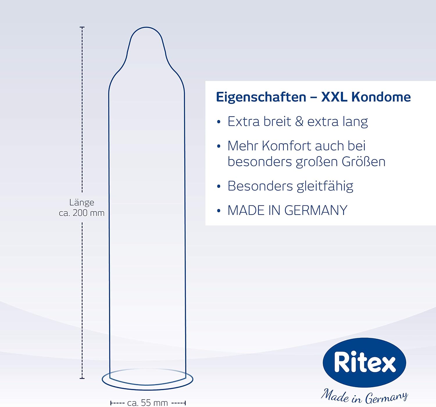 Ritex Ideal Condoms, XXL, Extra Large, 24 count (Pack of 1) - Image 5
